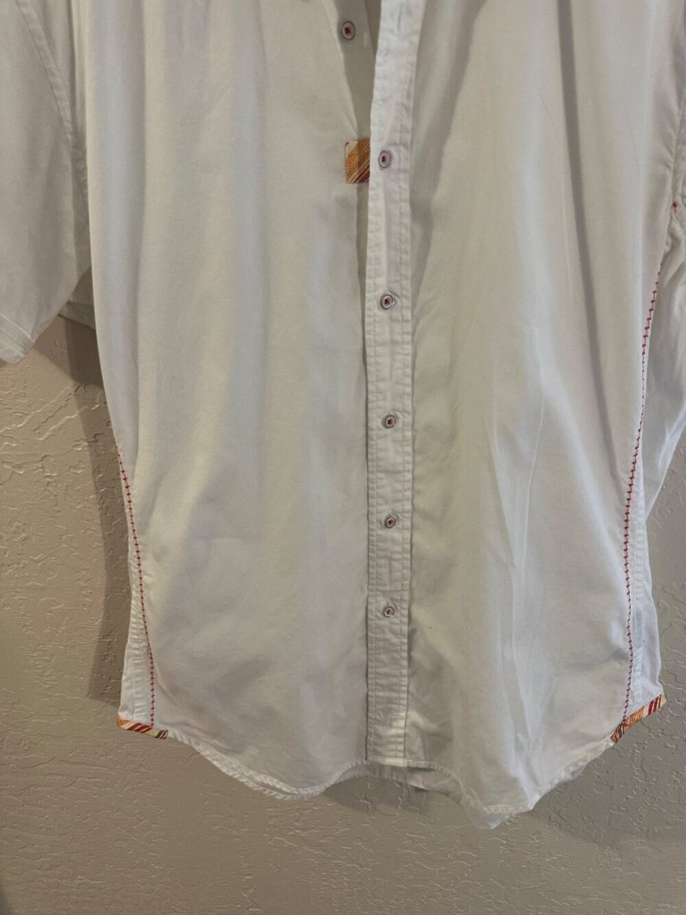 Robert Graham The Freshly Laundered White Cotton Collared Shirt - Picture 5 of 11